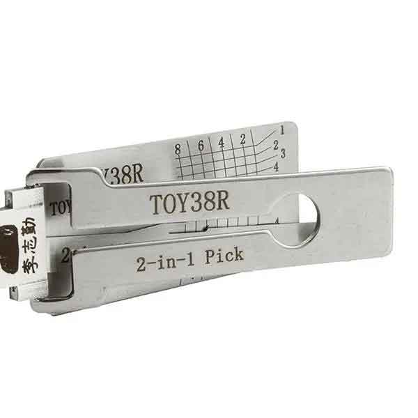 Lishi TOY38R 2 in 1 Car Door Lock Pick Decoder